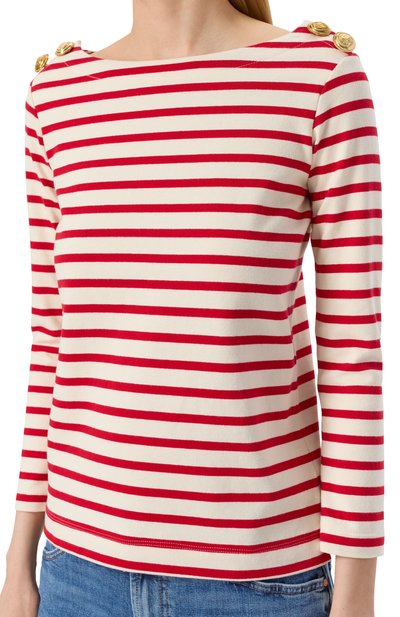 Хлопковый лонгслив FORTE DEI MARMI COUTURE, арт. 25SF5211, фото 5