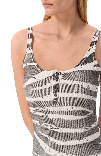 Хлопковое платье BLUMARINE, арт. 2A812A, фото 4