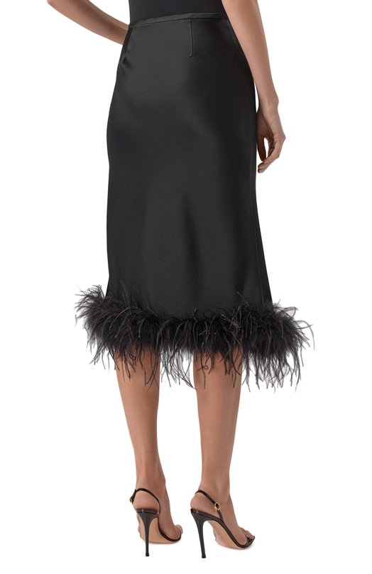 Атласная юбка Blumarine 2G276A/N0990 Чёрный  2G276A/N0990 Фото 4