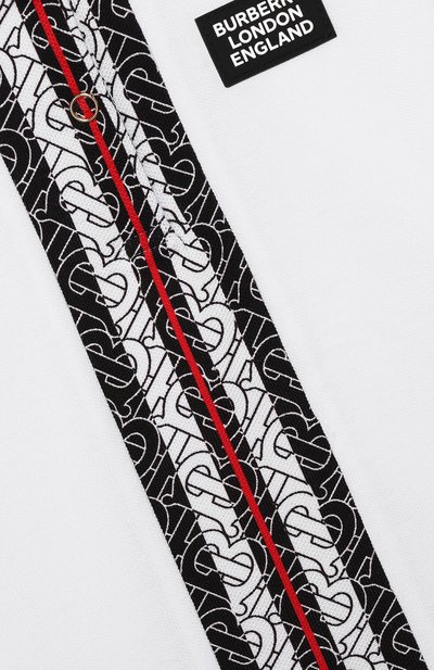 Хлопковое поло BURBERRY, арт. 8026012, фото 3