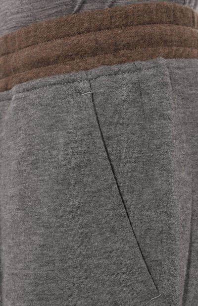 Брюки из хлопка и кашемира CAPOBIANCO, арт. 15M706.LB00., фото 5