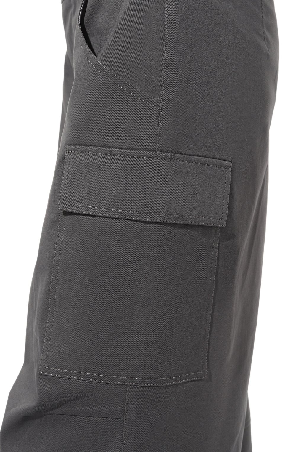 Хлопковые брюки BORNE BOURGEOIS серого цвета по цене 38500 руб., арт. SW-PN-BO-4009, фото 5 Хлопковые брюки BORNE BOURGEOIS, арт. SW-PN-BO-4009, фото 5