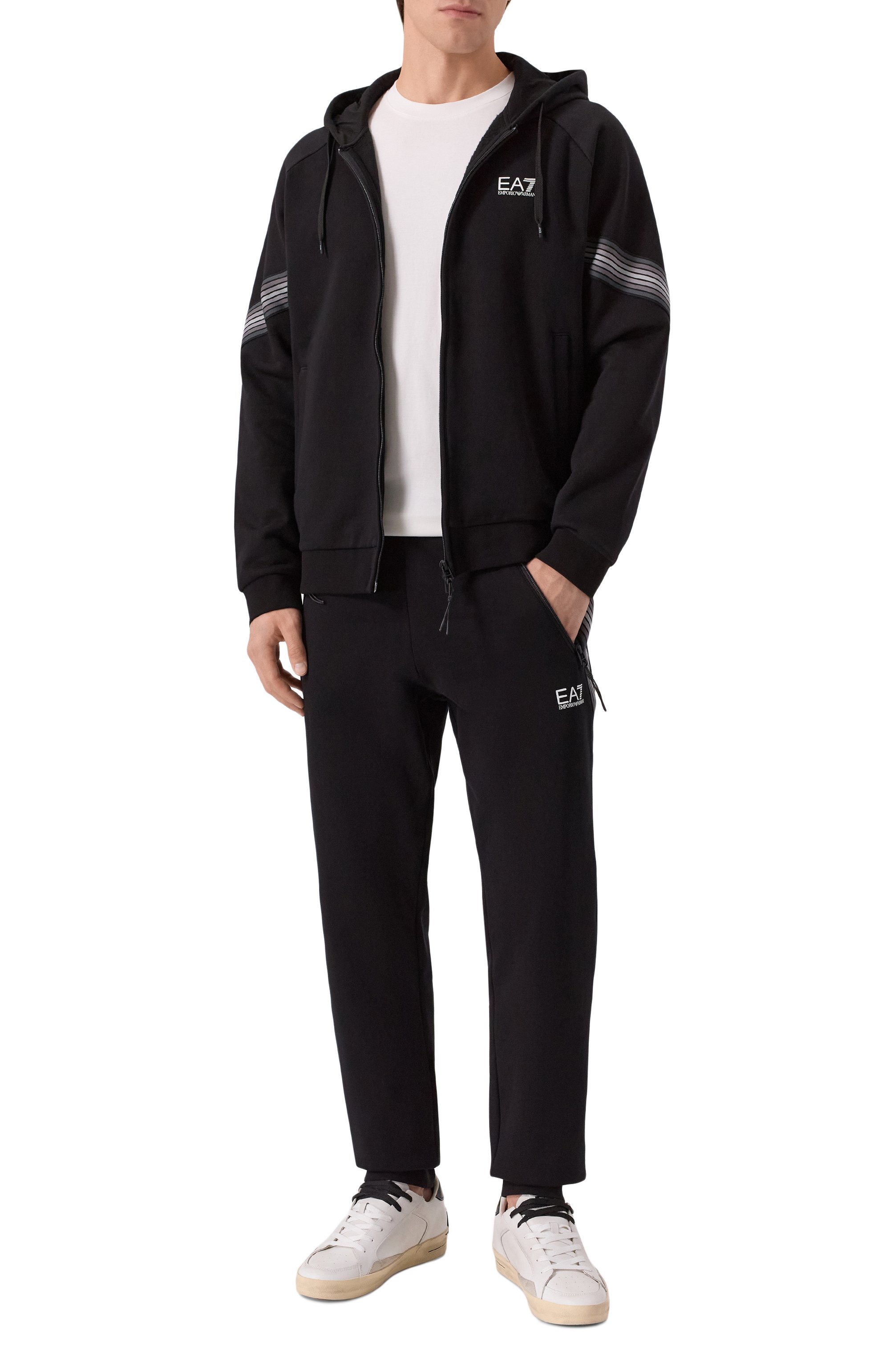 Хлопковые джоггеры EA7, арт. 7M000965/AF10377, фото 2