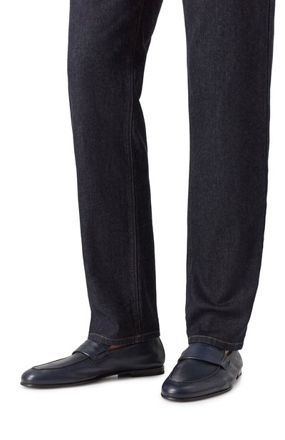 Кожаные лоферы BARRETT, арт. 261U037.1/CERV0 ASP0RT, фото 3