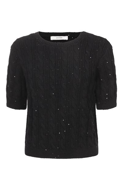Женский хлопковый свитер FRAME DENIM, арт. WP26KSW026/THE SEQUIN GATHERED SWEATER