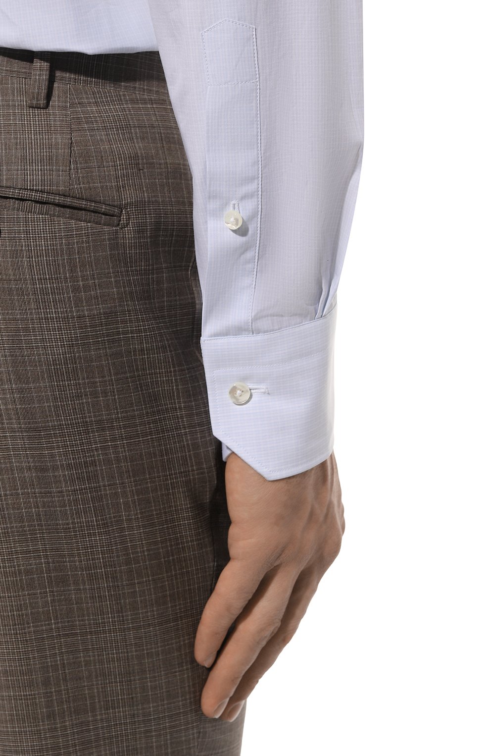 Хлопковая сорочка ZEGNA, арт. 701523A7/9MS0JI, фото 6