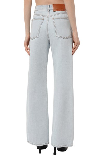 Джинсы MSGM голубого цвета по цене 34600 руб., арт. 3641MDP253L/247269, фото 4 Джинсы MSGM, арт. 3641MDP253L/247269, фото 4