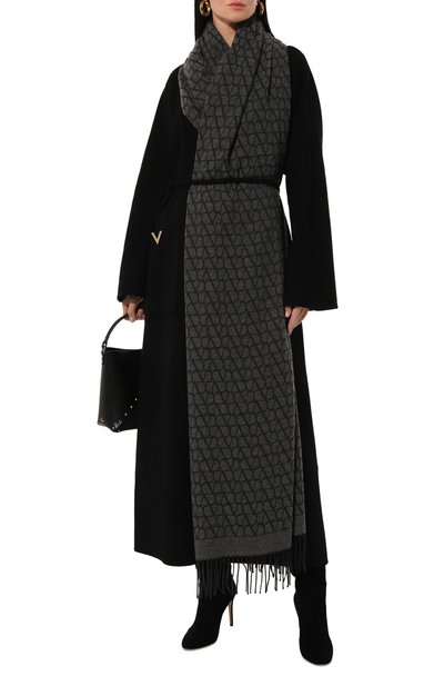 Палантин из шерсти и кашемира VALENTINO, арт. 5W2ED007/JFY, фото 2