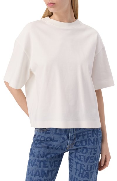 Футболка из хлопка и вискозы WEEKEND MAX MARA, арт. GE0RGIA, фото 3