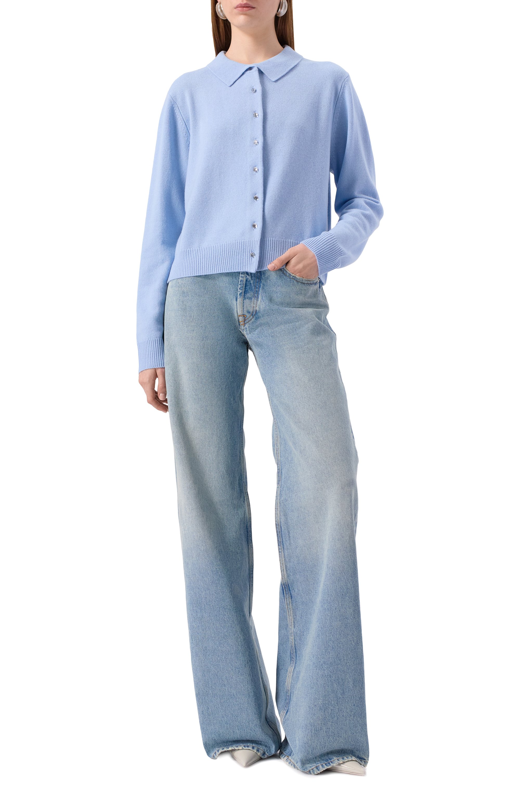 Кашемировый кардиган OLOLOL, арт. OLKNC031C/401/BASE, фото 2