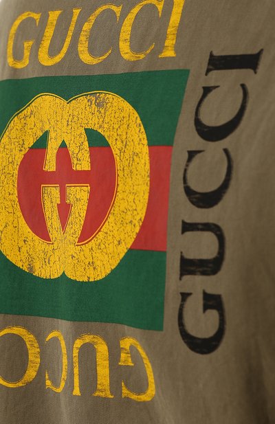 Хлопковый френч с принтованной спинкой GUCCI, арт. 502734/XRA33, фото 5