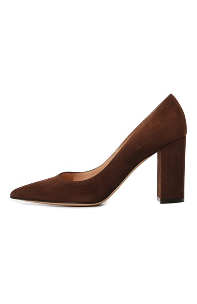 Замшевые туфли piper 85 GIANVITO ROSSI, арт. G21375.85RIC.CAMBR0W, фото 4