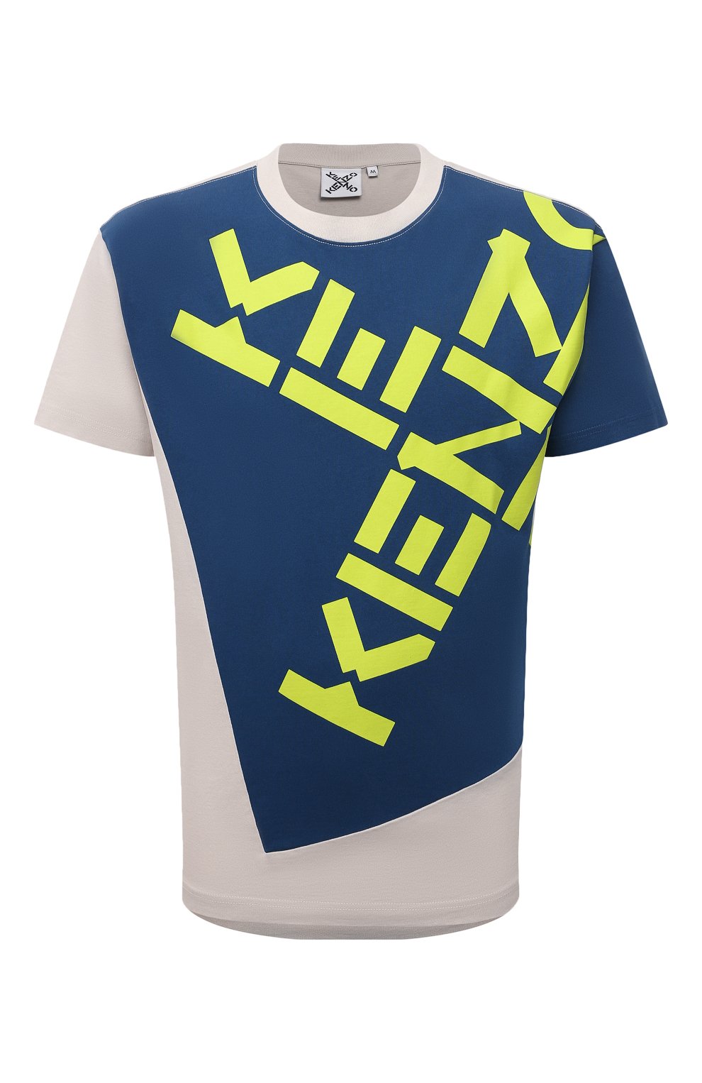 Мужская синяя хлопковая футболка kenzo sport KENZO купить в интернет ...