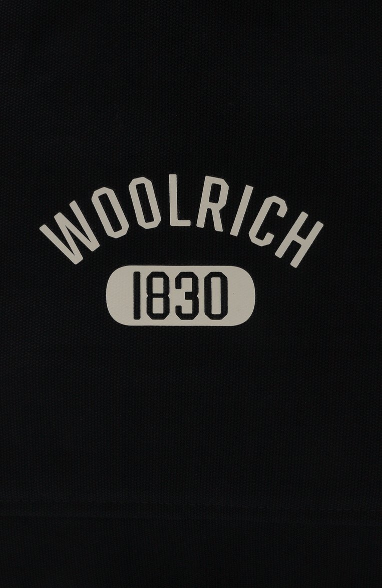 Мужская текстильная сумка-шопер WOOLRICH темно-синего цвета, арт. CFW0BA0050MRUT3733 | Фото 3 (Материал сплава: Проставлено; Размер: large; Материал: Текстиль; Драгоценные камни: Проставлено)