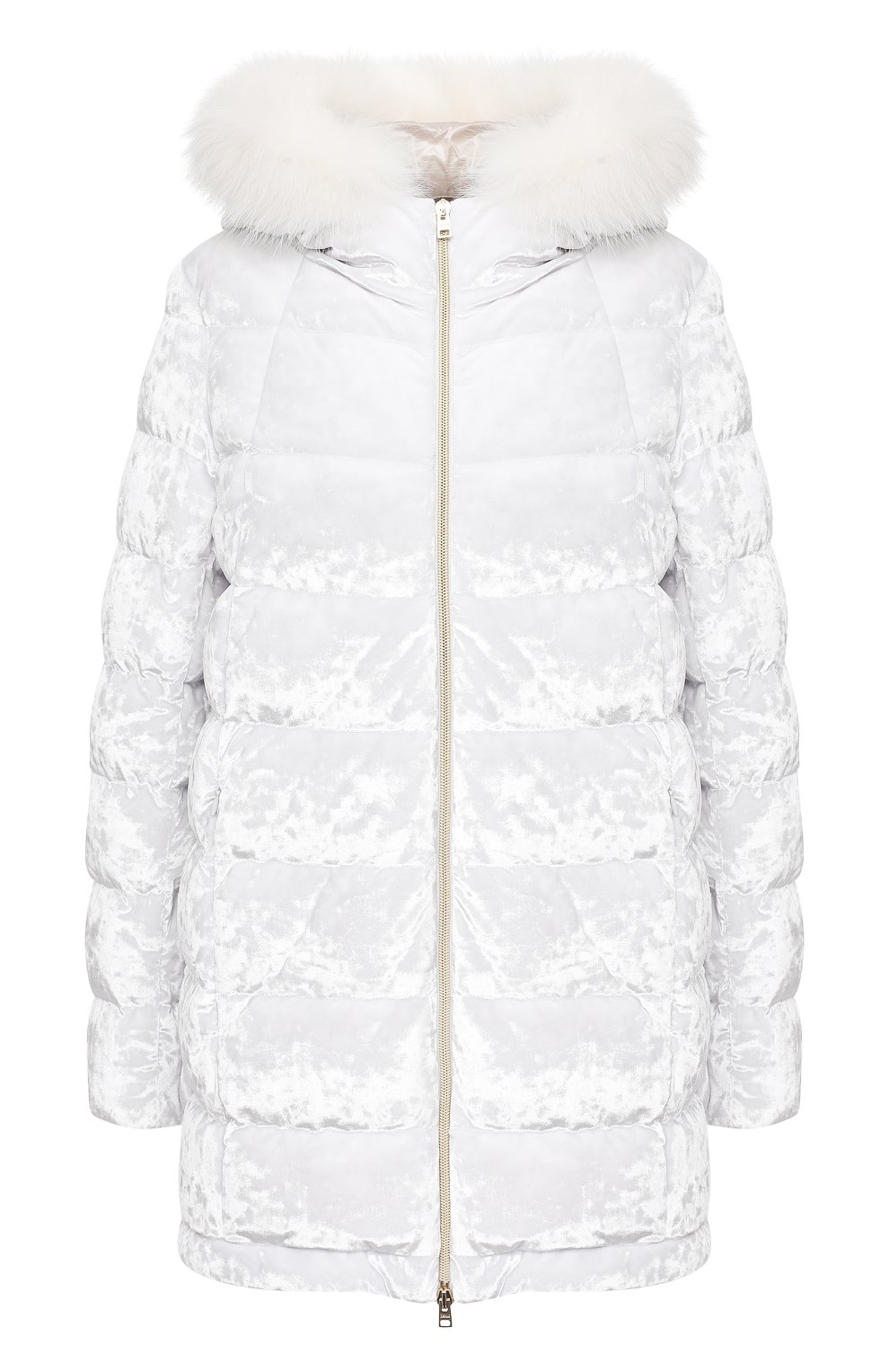 Пуховик с отделкой мехом HERNO, арт. PI061DR/15357S, фото 1