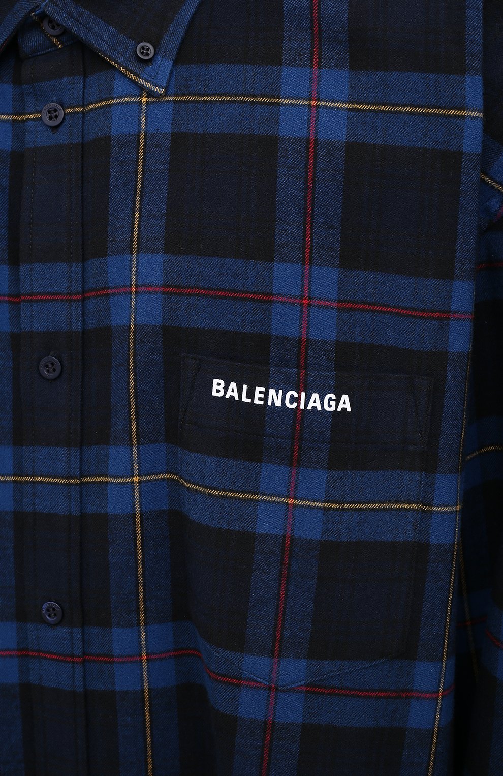 Хлопковая рубашка BALENCIAGA, арт. 625548/TIM19, фото 6