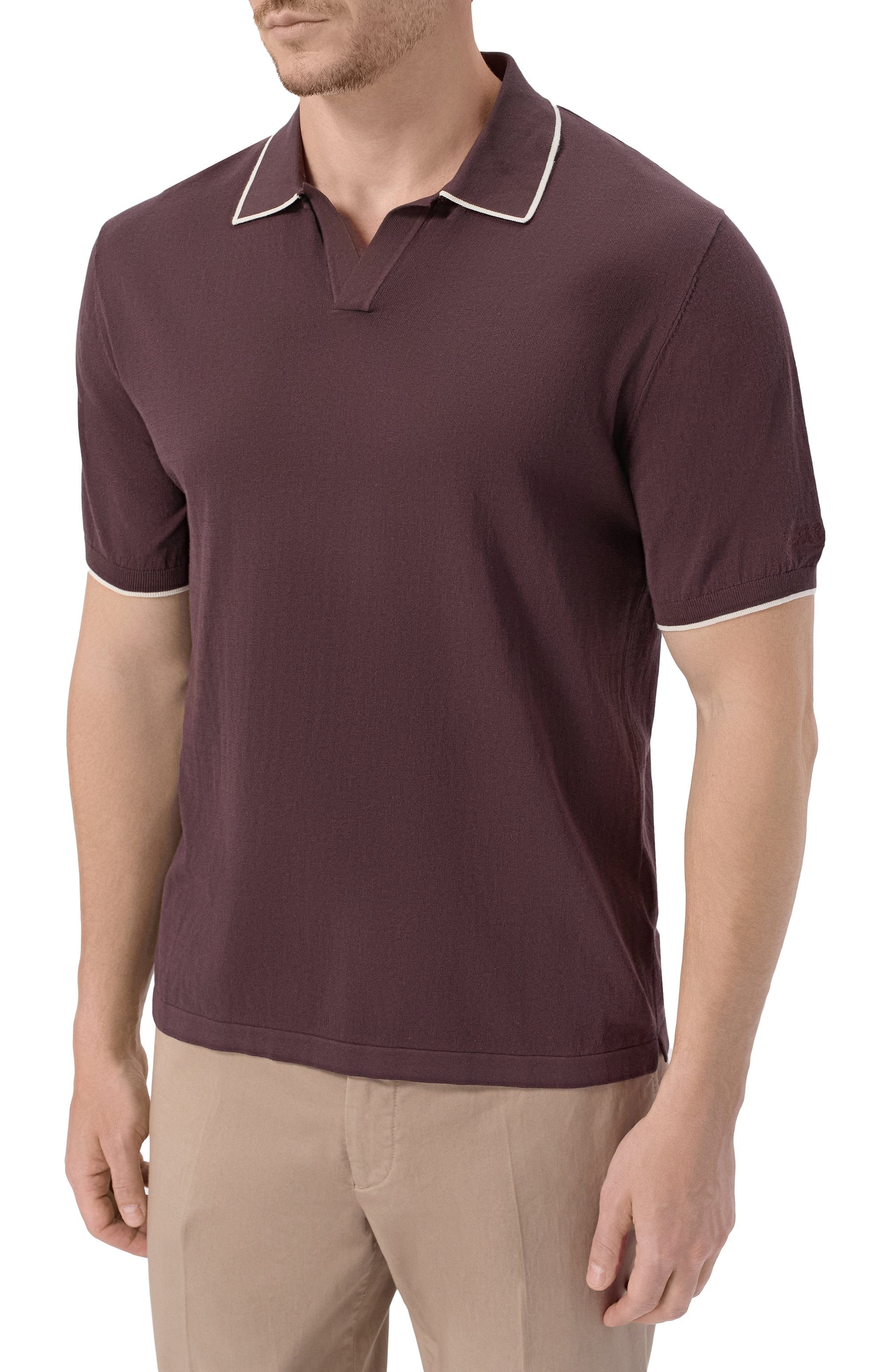 Хлопковое поло MC2 SAINT BARTH, арт. SL00014-00098L/SL0AN C0NTRAST C0TT0N, фото 3