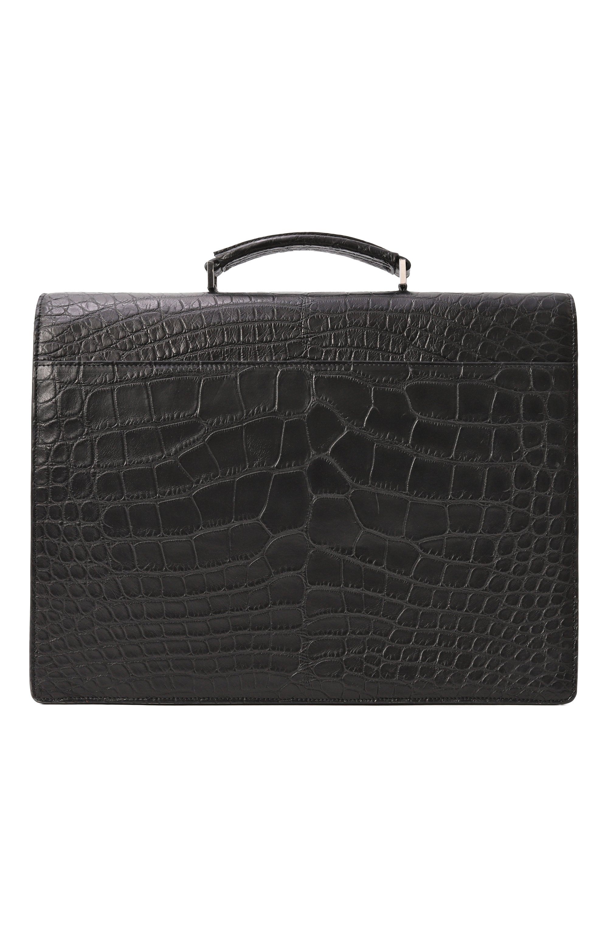 Портфель из кожи аллигатора KITON, арт. UBA0072N0073002000, фото 6