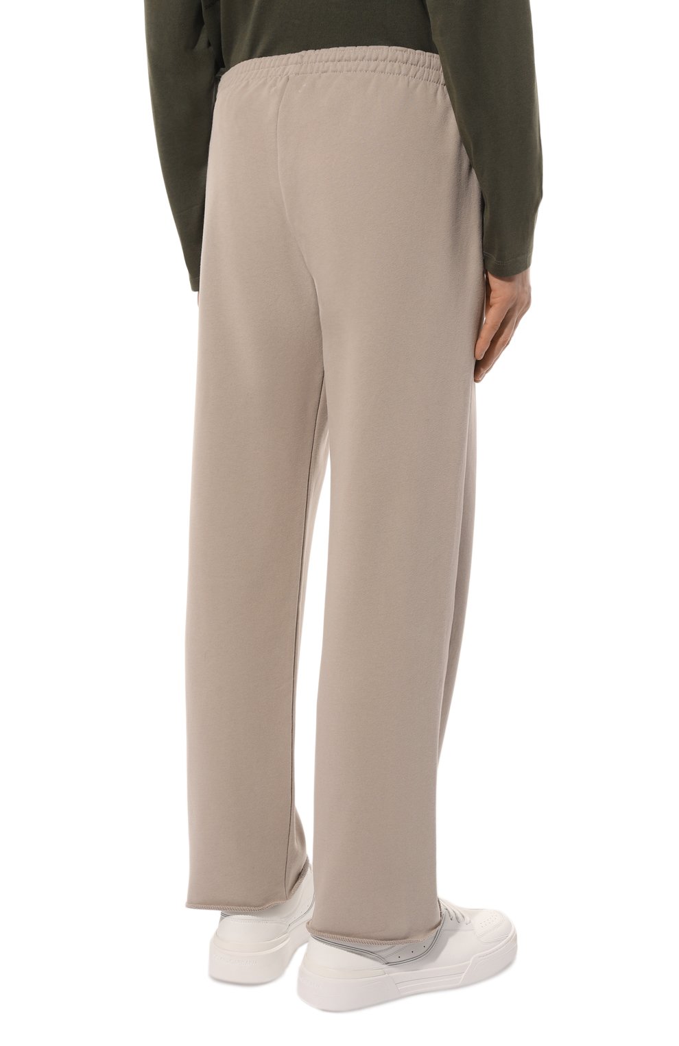Хлопковые брюки PANGAIA серого цвета по цене 12700 руб., арт. ORGANIC COTTON LOOSE TRACKPANTS, фото 7 Хлопковые брюки PANGAIA, арт. ORGANIC COTTON LOOSE TRACKPANTS, фото 7