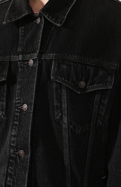 Джинсовая куртка ACNE STUDIOS черного цвета по цене 34350 руб., арт. A90232, фото 5 Джинсовая куртка ACNE STUDIOS, арт. A90232, фото 5