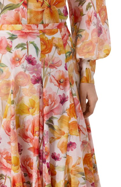 Юбка из хлопка и шелка YVON, арт. 0 160413, фото 5