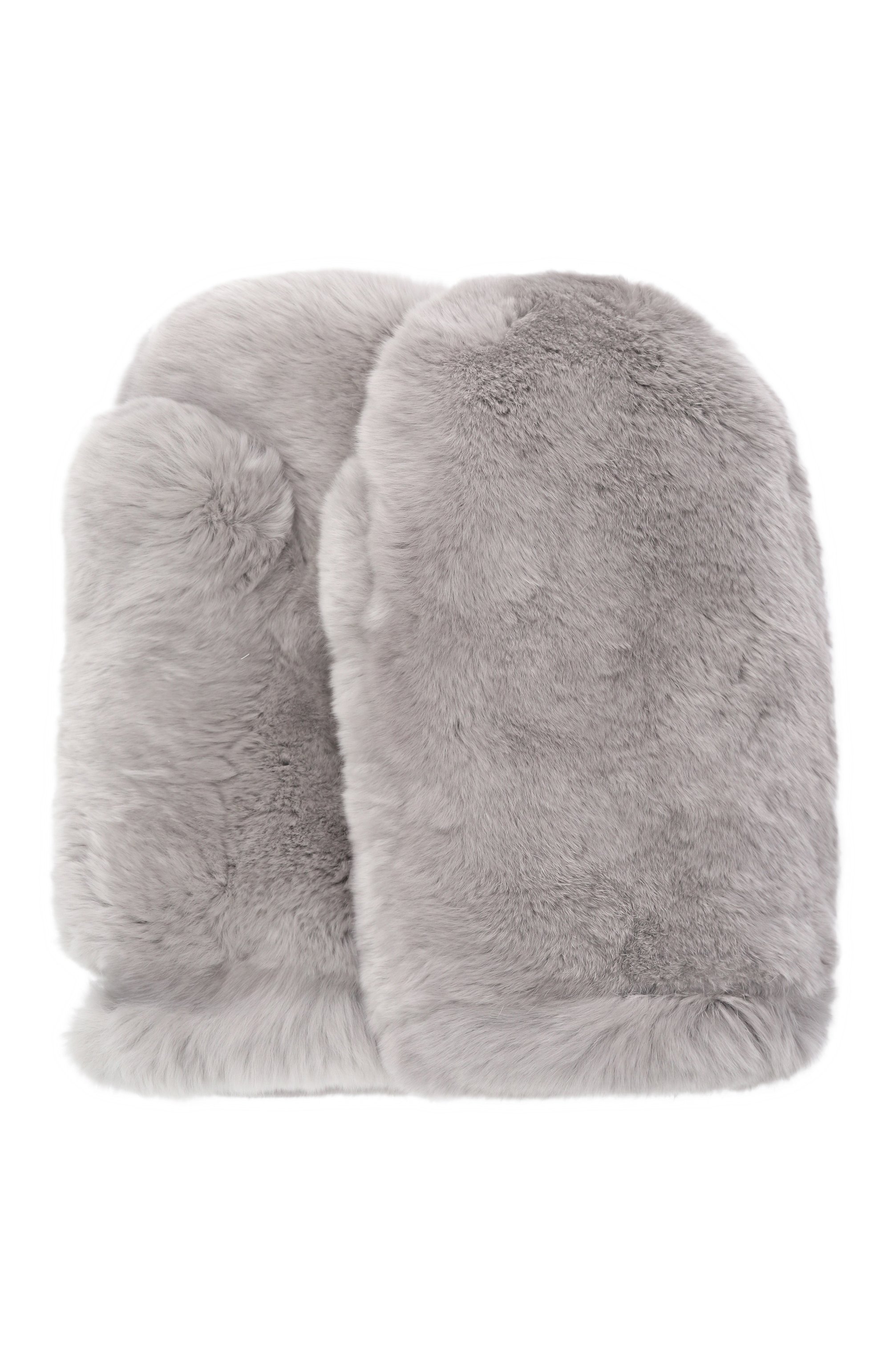 Меховые варежки из кролика YVES SALOMON ENFANT, арт. 26WEA302XXREXX, фото 1