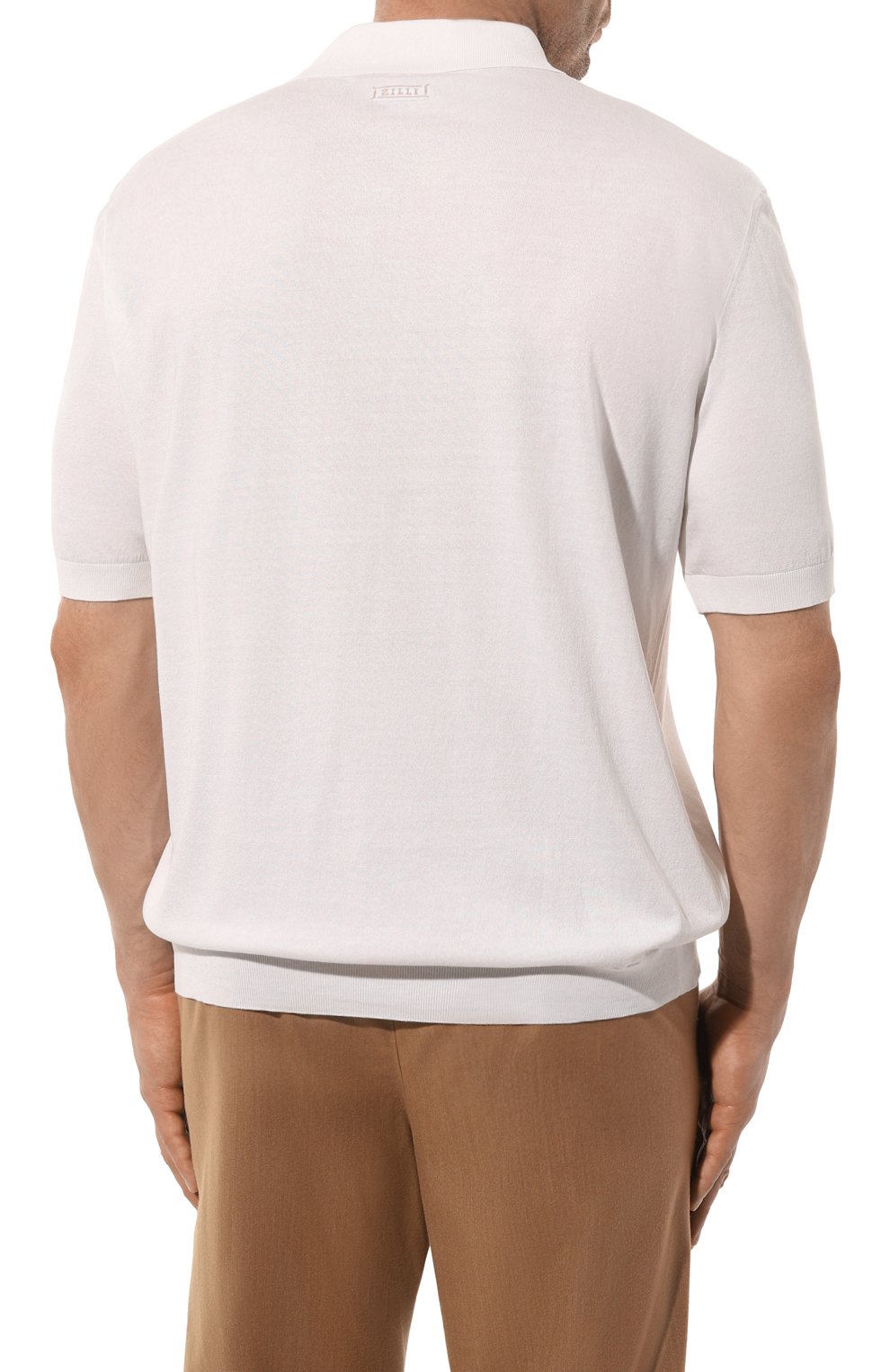 Поло из шелка и хлопка ZILLI, арт. KZP002M0145VVC000_1, фото 4