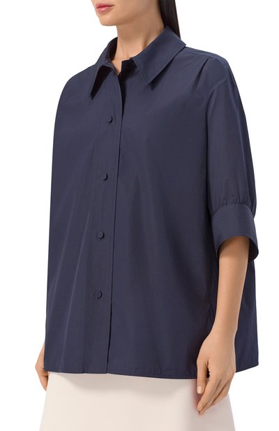 Хлопковая рубашка JIL SANDER, арт. J02DL0241/J45001, фото 3