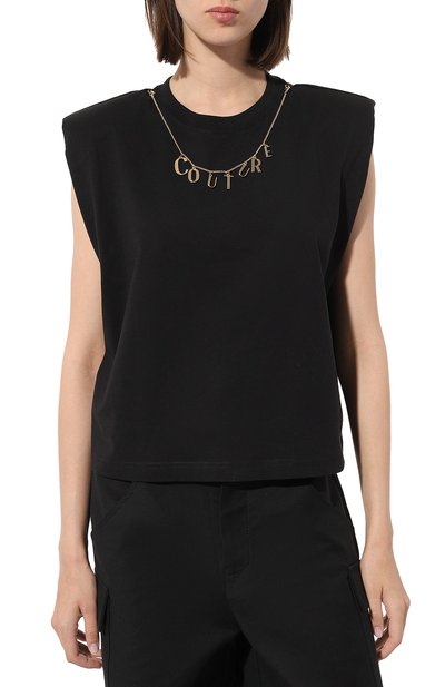 Хлопковая футболка VERSACE JEANS COUTURE, арт. 74HAHE06/CJ00E, фото 3