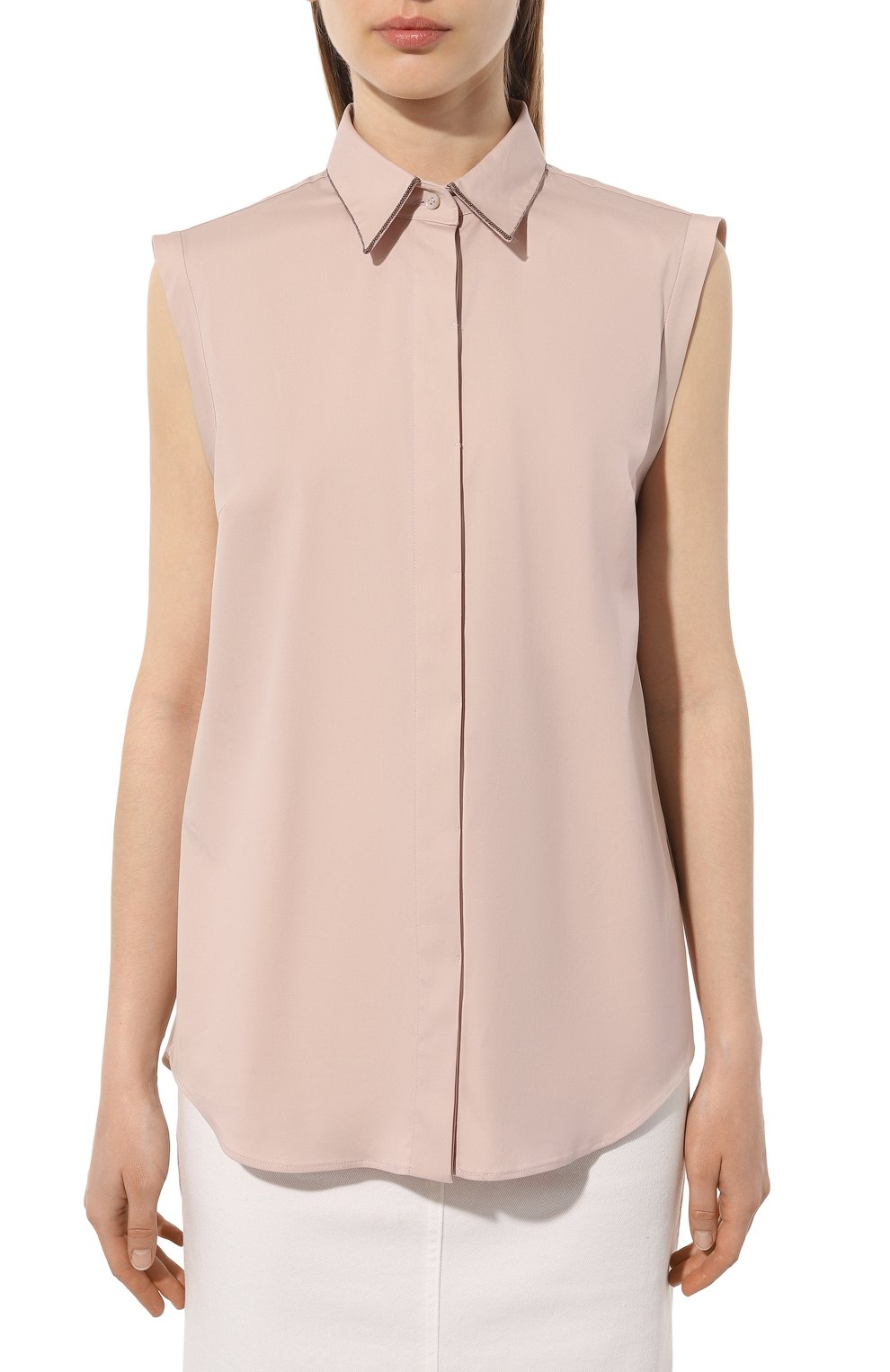 Хлопковая рубашка BRUNELLO CUCINELLI, арт. M0091MA616, фото 3