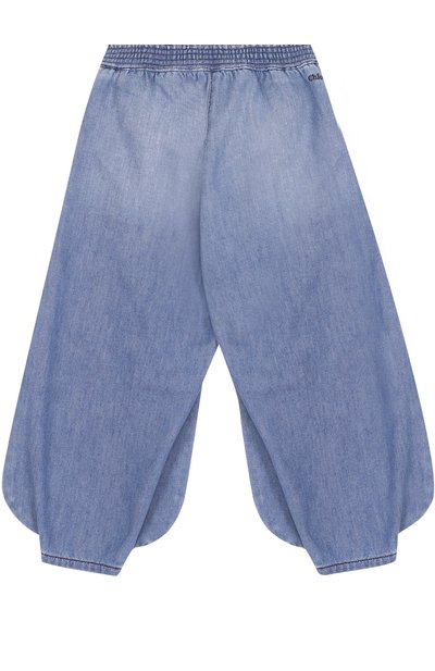 Джинсы свободного кроя с манжетами и декоративными пуговицами CHLOÉ, арт. C14540/6A-12A, фото 2