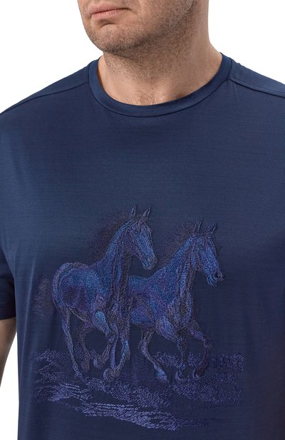 Хлопковая футболка STEFANO RICCI, арт. MNH6205360/TE001, фото 5