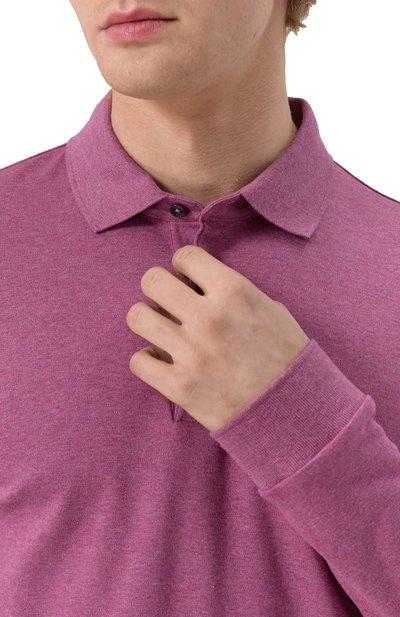 Хлопковое поло BOSS, арт. 50468392, фото 5