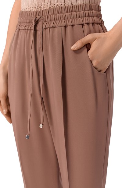 Шелковые брюки KITON, арт. D37102K0977, фото 5