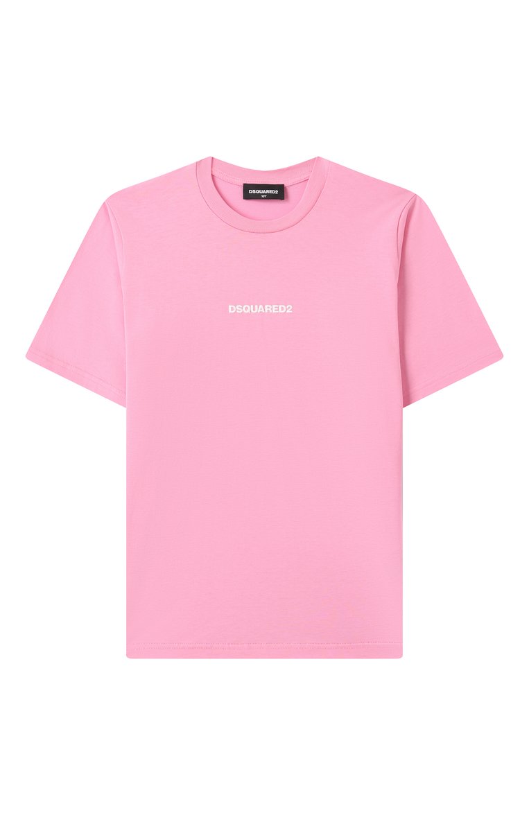 Мужского хлопковая футболка DSQUARED2 розового цвета, арт. DQ2823/D004G | Фото 1 (Региональные ограничения белый список (Axapta Mercury): Не проставлено; Нос: Не проставлено; Девочки Кросс-КТ: футболка-одежда; Материал внешний: Хлопок; Ростовка одежда: 10 - 11 лет | 140 - 146см, 16 лет | 164 �см, 8 лет | 128 см, 13 - 15 лет | 158 см, 4 года | 104 см, 6 лет | 116 см)