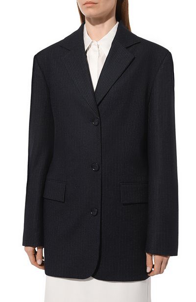 Шерстяной жакет LUDA NIKISHINA, арт. BI/OFFICE/BLUE, фото 3