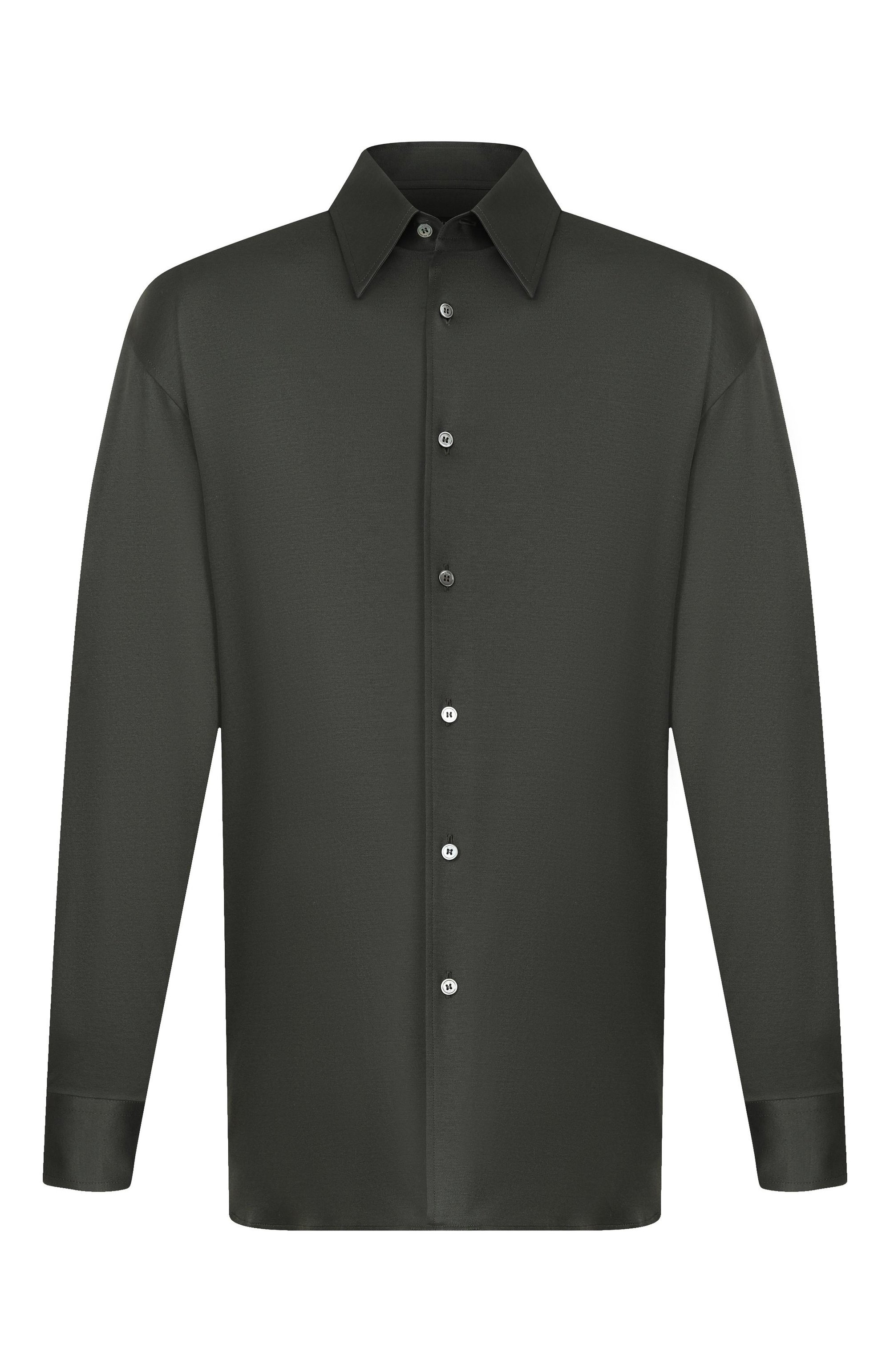 Хлопковая рубашка ZILLI, арт. ZSSH20M0100V00000, фото 1