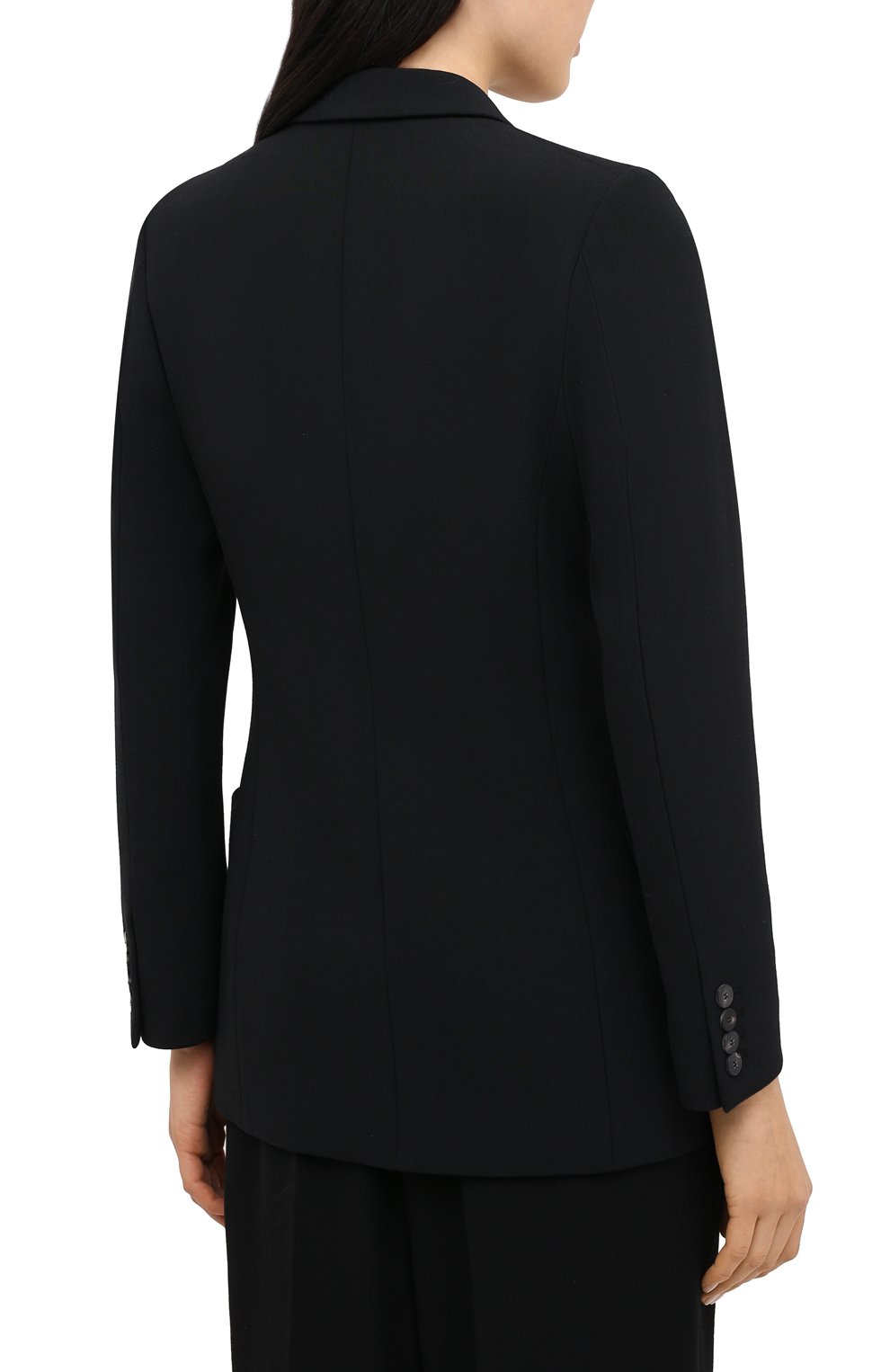 Жакет VICTORIA BECKHAM черного цвета по цене 162500 руб., арт. 1320WJK001461A, фото 5 Жакет VICTORIA BECKHAM, арт. 1320WJK001461A, фото 5