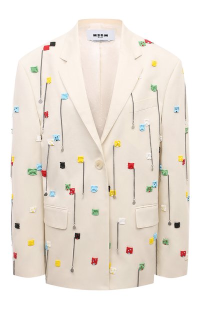 Женский хлопковый жакет MSGM, арт. 3642MDG01X/247313