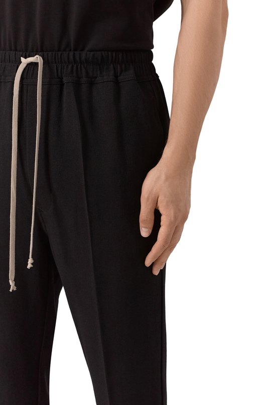 Шерстяные брюки Rick Owens RU02E1390/WA Чёрный  RU02E1390/WA Фото 5