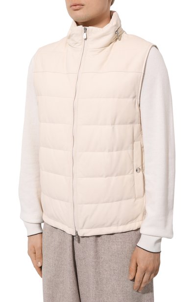 Кожаный жилет BRUNELLO CUCINELLI, арт. MPJER1924, фото 3