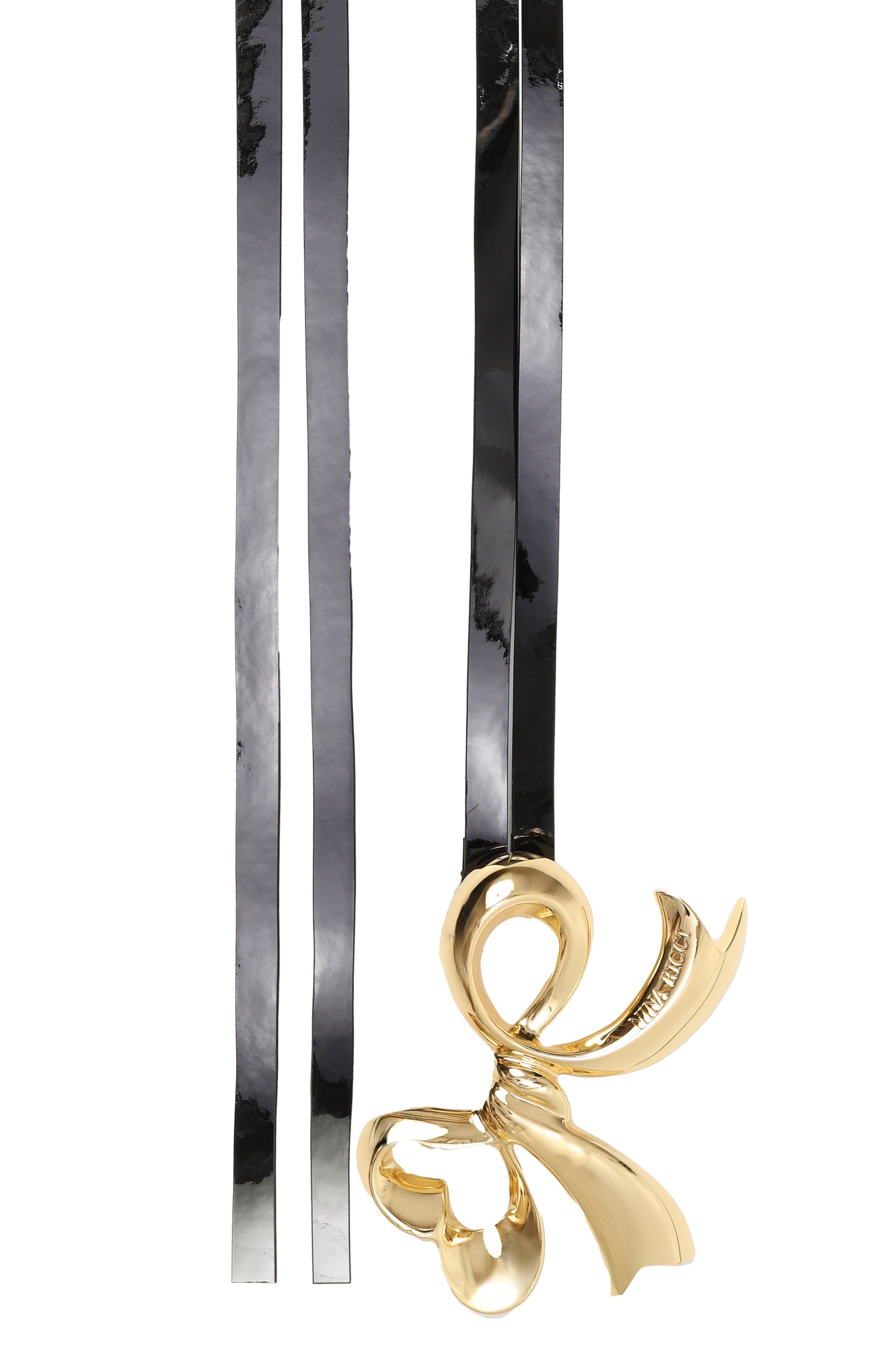 Кожаный пояс NINA RICCI черного цвета по цене 49950 руб., арт. 24AAA0119/LMB037, фото 4 Кожаный пояс NINA RICCI, арт. 24AAA0119/LMB037, фото 4