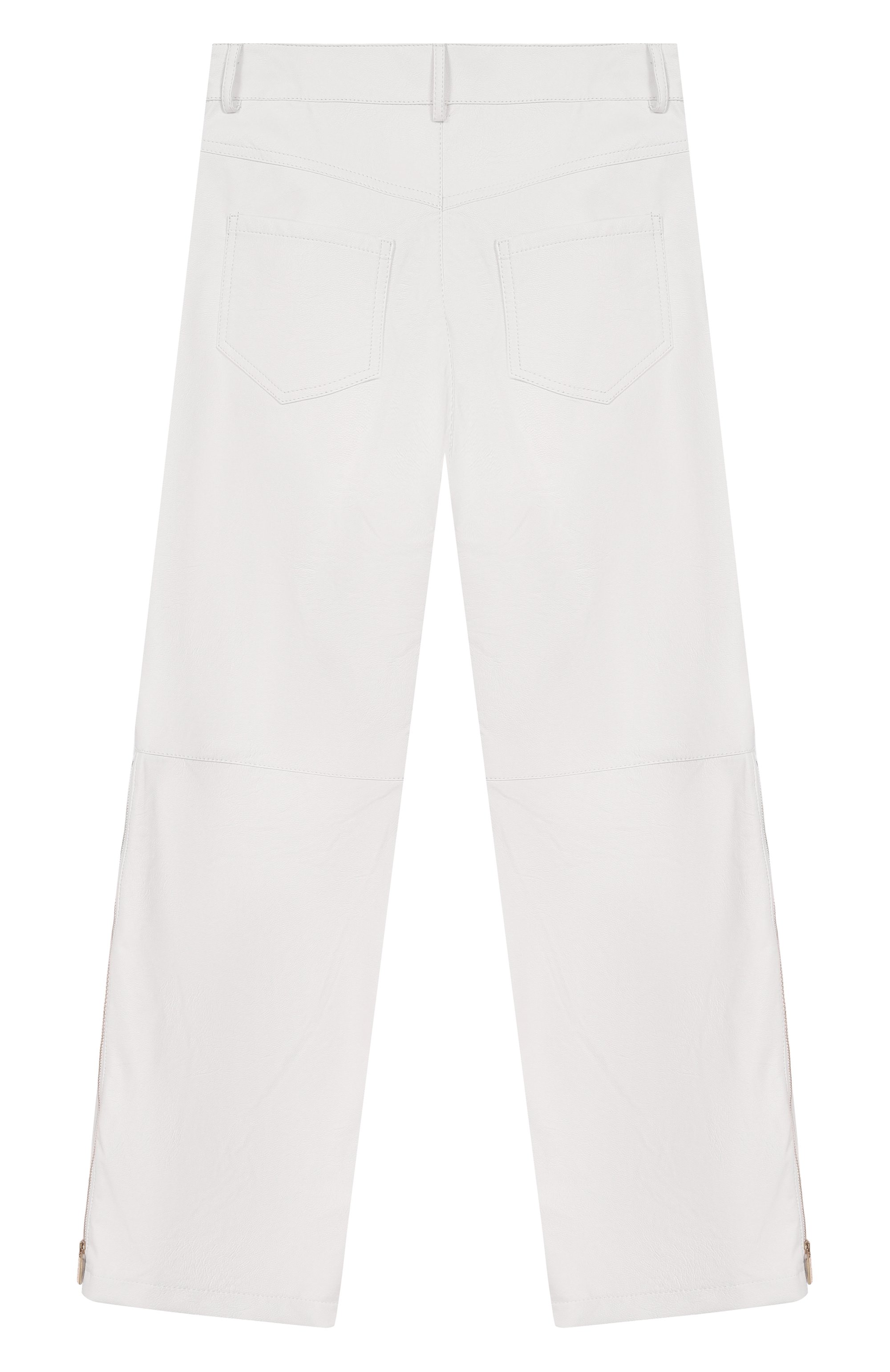 Брюки из экокожи BLUMARINE белого цвета по цене 35050 руб., арт. BFPA0430/PE019_001, фото 2 Брюки из экокожи BLUMARINE, арт. BFPA0430/PE019_001, фото 2