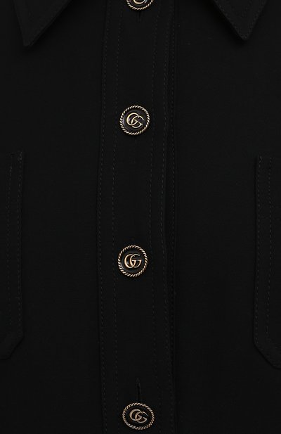 Платье из шелка и шерсти GUCCI, арт. 661672/ZAD88, фото 5