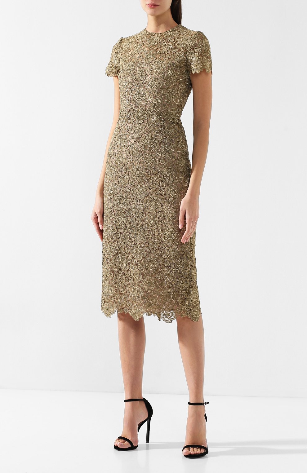 Кружевное платье VALENTINO, арт. RB3VABP54GD, фото 3