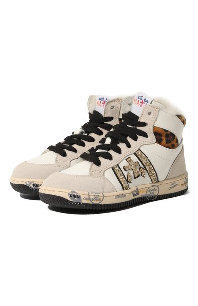 Кожаные кеды wally PREMIATA WILL BE, арт. 24M322408/WALLY HI M/27-35