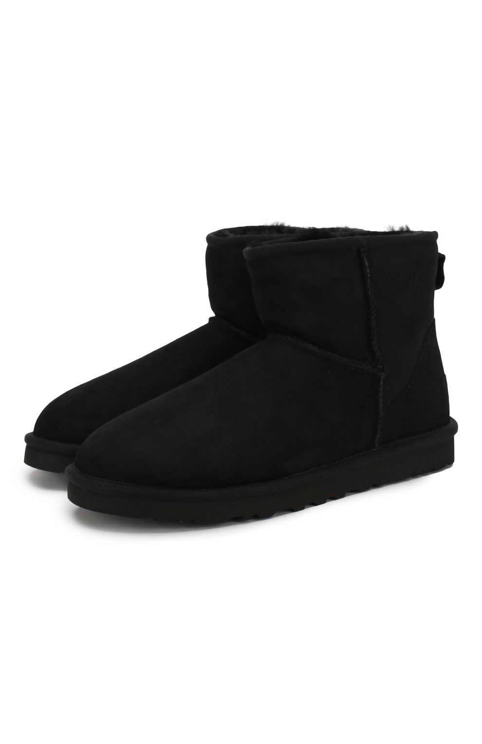 Замшевые сапоги classic mini UGG, арт. 1002072_BLK, фото 1