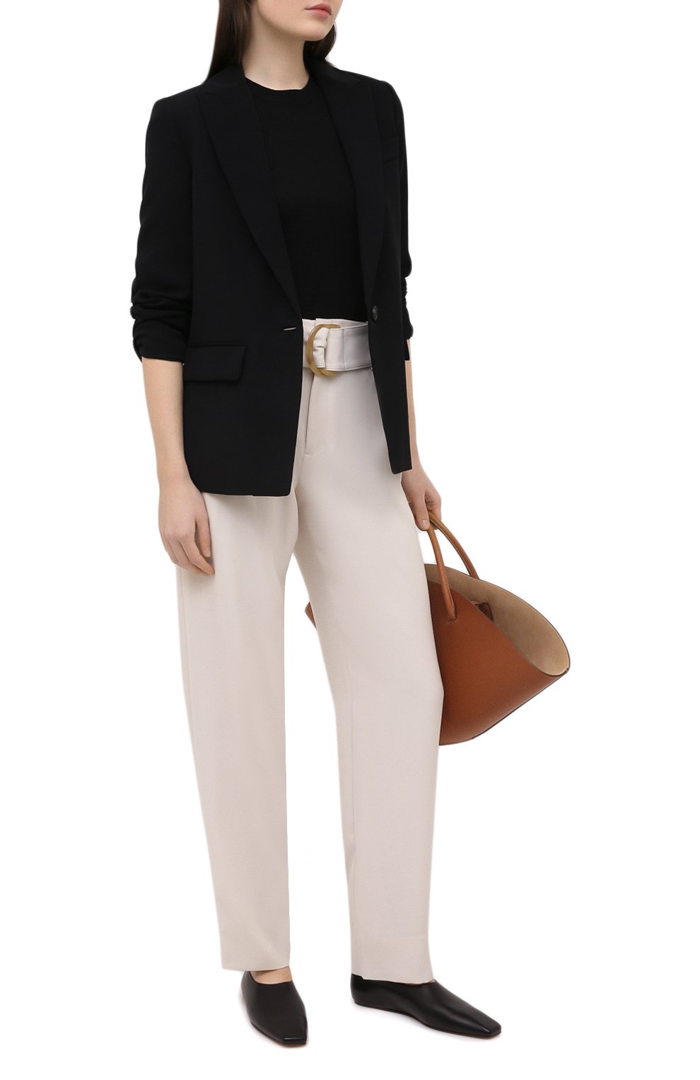 Брюки VINCE светло-бежевого цвета по цене 44200 руб., арт. V700421927, фото 2 Брюки VINCE, арт. V700421927, фото 2