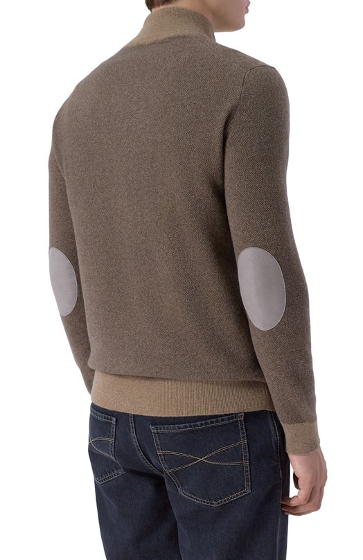 Кардиган из шерсти и кашемира Andrea Campagna M5625-9416 Бежевый  M5625-9416 Фото 4