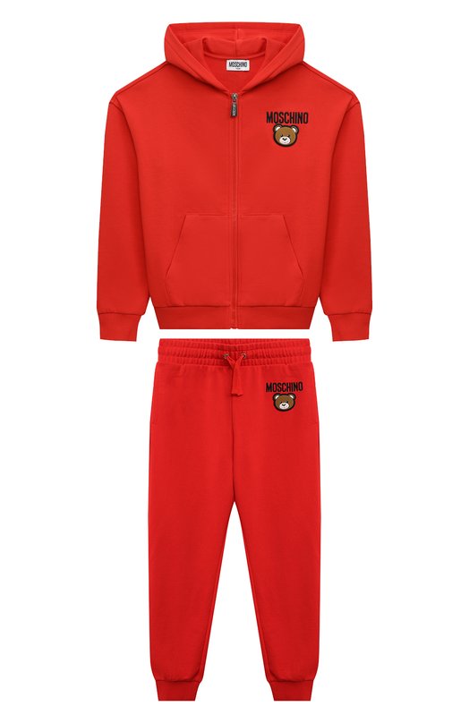 

Комплект из толстовки и брюк Moschino, Красный